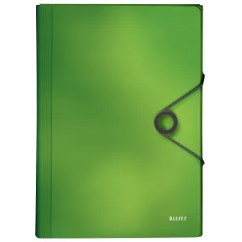 Leitz Project File Solid PP, A4, polipropilēns (PP), zaļš, 250 loksnes, 80 g/m², elastīgā lente