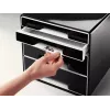 Leitz Desk Cube 4 atvilktņu, 4 atvilktnes, Plastmasa, Melns, 1 gab., 270 mm, 287 mm