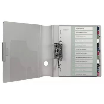 Leitz Index PC Printable 1-12 Style PP A4+, Ciparu iedalītājs, Polipropilēns (PP), Daudzkrāsains, Portrets, A4 Maxi, 245 mm