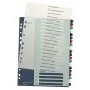 Leitz Index PC Printable 1-20 Style PP A4+, ciparu iedalītājs, Polipropilēns (PP), Daudzkrāsains, Vertikāli, A4 Maxi, 245 mm