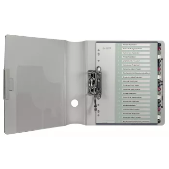 Leitz Index PC Printable 1-20 Style PP A4+, ciparu iedalītājs, Polipropilēns (PP), Daudzkrāsains, Vertikāli, A4 Maxi, 245 mm