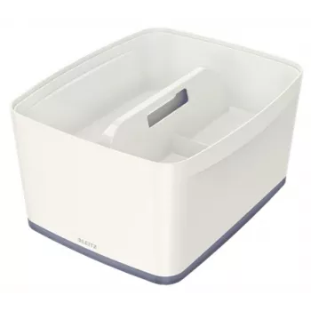 Leitz MyBox organizatora paplāte ar rokturi, liela, uzglabāšana, balta, plastmasas, 307 mm, 375 mm, 101 mm, 740 g