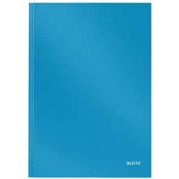 Leitz piezīmju grāmatiņa Solid cietie vāki A4 līniju 90 gramu 80 lapas, vienkrāsains, zila, A4, 80 lapas, matēta, 80 g/m²