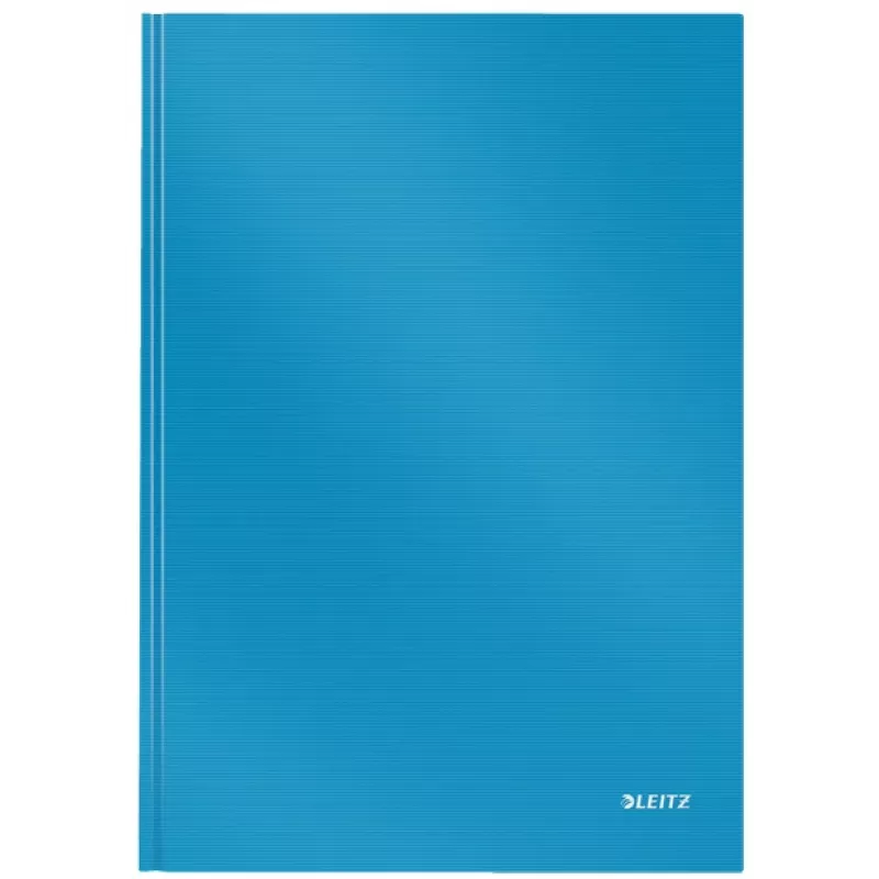 Leitz piezīmju grāmatiņa Solid cietie vāki A4 līniju 90 gramu 80 lapas, vienkrāsains, zila, A4, 80 lapas, matēta, 80 g/m²
