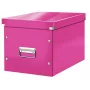 Leitz Box Click & Store WOW Cube lielā uzglabāšanas kaste, fuksijas krāsā, kartons, 320 mm, 360 mm, 310 mm
