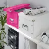 Leitz Box Click & Store WOW Cube lielā uzglabāšanas kaste, fuksijas krāsā, kartons, 320 mm, 360 mm, 310 mm