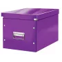 Leitz Box Click & Store WOW Cube lielā glabāšanas kaste, Glabāšanas kaste, Purpura, Taisnstūrveida, Kartons, Vienkrāsains, Iekštelpu