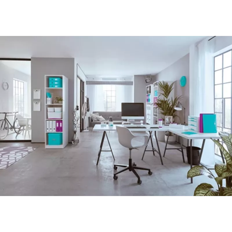 Leitz Box Click & Store WOW Cube lielā glabāšanas kaste, Glabāšanas kaste, Purpura, Taisnstūrveida, Kartons, Vienkrāsains, Iekštelpu