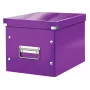 Leitz uzglabāšanas kaste Click & Store WOW Cube Medium, violeta, kartons, 260 mm, 260 mm, 240 mm