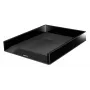 Leitz Letter Tray Dual Colour, plastmasa, melna, A4, A4, brošūra, katalogs, aploksne, plakana mape, mape, vēstule, papīrs, 267 mm