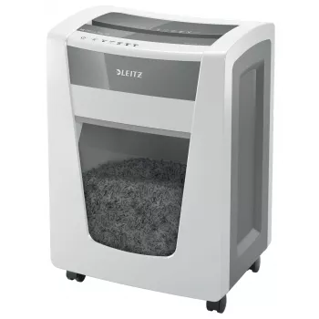 Leitz IQ Office Pro papīra smalcinātājs P5, mikroizgriezuma smalcināšana, 23 cm, 2 x 15 mm, 30 L, 300 loksnes, 55 dB