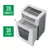 Leitz IQ Office Pro dokumentu smalcinātājs P4, šķērsgriezuma smalcināšana, 23 cm, 4 x 40 mm, 30 L, 275 loksnes, 55 dB