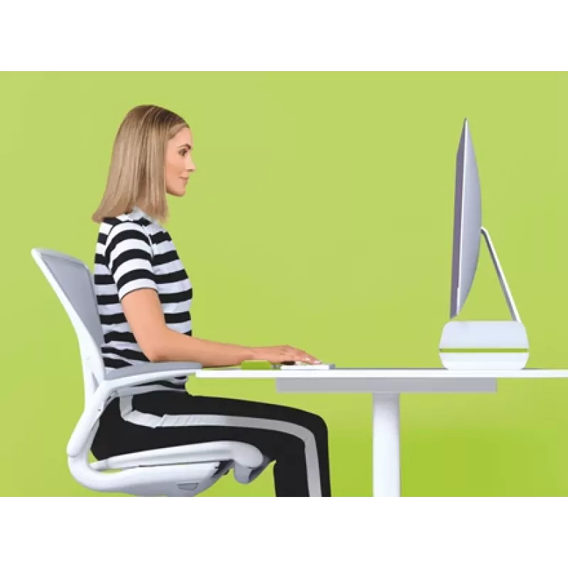 Leitz Monitora statīvs regulējams Ergo WOW, 68,6 cm (27 collas), augstuma regulēšana, zaļa, balta
