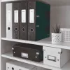 Leitz sviru arhīva mape 180° WOW POB/Laminēta A4/80mm, A4, Kartons, Melna, 600 lapas, 80 g/m², 8 cm