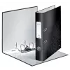 Leitz šķirkļu mape 180° WOW POB/Laminēta A4/50mm, A4, Q-gredzens, glabāšanai, kartons, melna, 350 lapas
