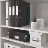 Leitz šķirkļu mape 180° WOW POB/Laminēta A4/50mm, A4, Q-gredzens, glabāšanai, kartons, melna, 350 lapas