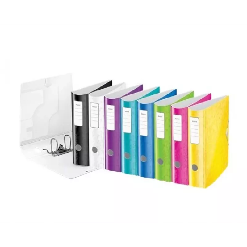 Leitz sviru ātršuvējs Active PP WOW A4/80mm, A4, Polyfoam, dzeltens, 500 loksnes, 80 g/m², 8,2 cm