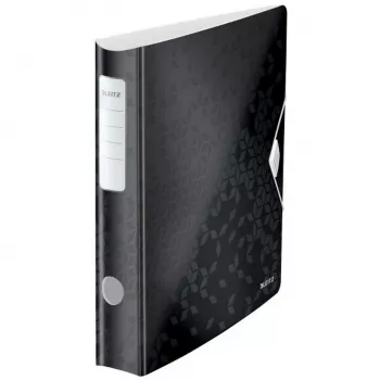 Leitz sviru arhīva mape Active PP WOW A4/65mm, A4, Polyfoam, melna, 350 loksnes, 80 g/m², 6.5 cm