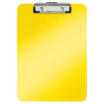 Leitz starpliktuve bez priekšējā vāka WOW, A4, plastmasa, dzeltena, 80 loksnes, 228 mm, 320 mm