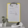 Leitz starpliktuve bez priekšējā vāka WOW, A4, plastmasa, dzeltena, 80 loksnes, 228 mm, 320 mm