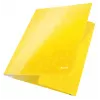 Leitz 3 atloku mape WOW Card/POB A4, prezentāciju mape, A4, polipropilēns (PP), dzeltena, 250 loksnes, 80 g/m²