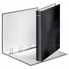 Leitz Ringbinder WOW Laminated A4+ 4DR/25mm, A4, apaļš gredzens, uzglabāšana, kartons, melns, spīdīgs