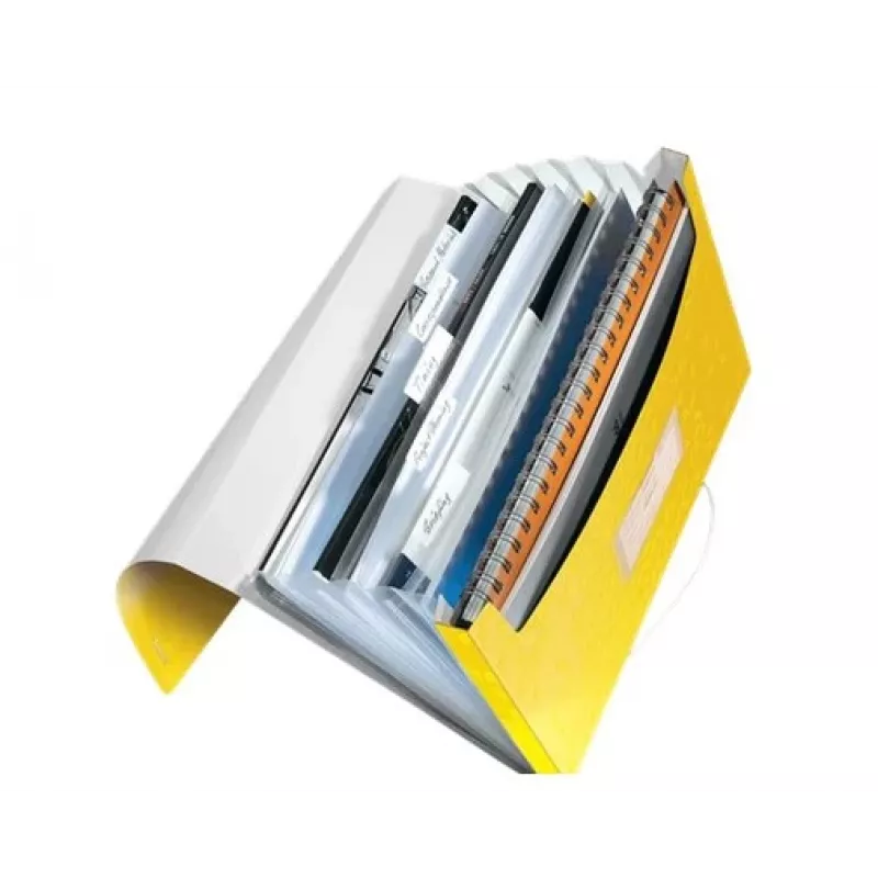 Leitz Project File WOW PP, A4, polipropilēns (PP), dzeltens, portrets, 250 lapas, 80 g/m²