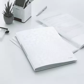 Leitz prezentācijas grāmata WOW PP 20 kabatiņas, balta, polivinilhlorīds (PVC), 20 kabatiņas, A4, 231 mm, 13 mm