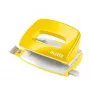 Leitz NeXXt caurumotājs WOW Mini 2-caurumu / 10 loksnēm, 10 loksnes, dzeltens, plastmasa, 8 cm, 5,5 mm, A4, A5, A6, Folio, US-Quart, 8 x 8 x 8 cm