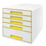 Leitz atvilktņu skapītis WOW Cube 5 atvilktņu, 5 drawer(s), Plastmasa, 270 mm, 287 mm, 363 mm, 3.59 kg