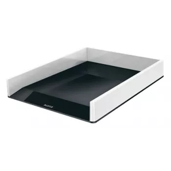 Leitz Letter Tray WOW Dual Colour, Plastic, Melns, White, A4, A4, 267 mm, 336 mm