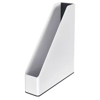 Leitz Magazine File WOW Dual Colour, Balta, Plastmasa, A4, 73 mm, 318 mm, 272 mm