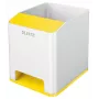 Leitz Sound Pen Holder WOW, balta, dzeltena, polistirols, 90 mm, 101 mm, 100 mm, 140 g