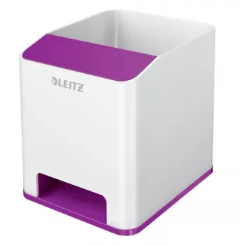 Leitz Sound Pen Holder WOW, violeta, polistirols (PS), 90 mm, 101 mm, 100 mm, 140 g