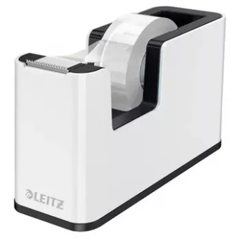 Leitz līmlentes dozators WOW, 1,9 cm, 33 m, polistirols (PS), melns, balts, 51 mm, 126 mm
