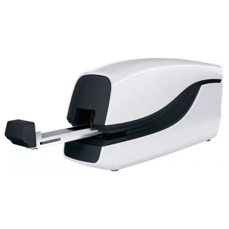 Leitz NeXXt skavotājs ar bateriju WOW 5566, 10 lapas, priekšējā, 1 cm, plastmasa, balts, baterija