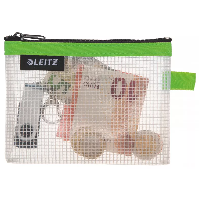 Leitz Travel Pouch ūdensizturīgs WOW Small, Unisex, Aksesuāru soma, Small, Rāvējslēdzējs, Ūdensizturīgs, Zaļa