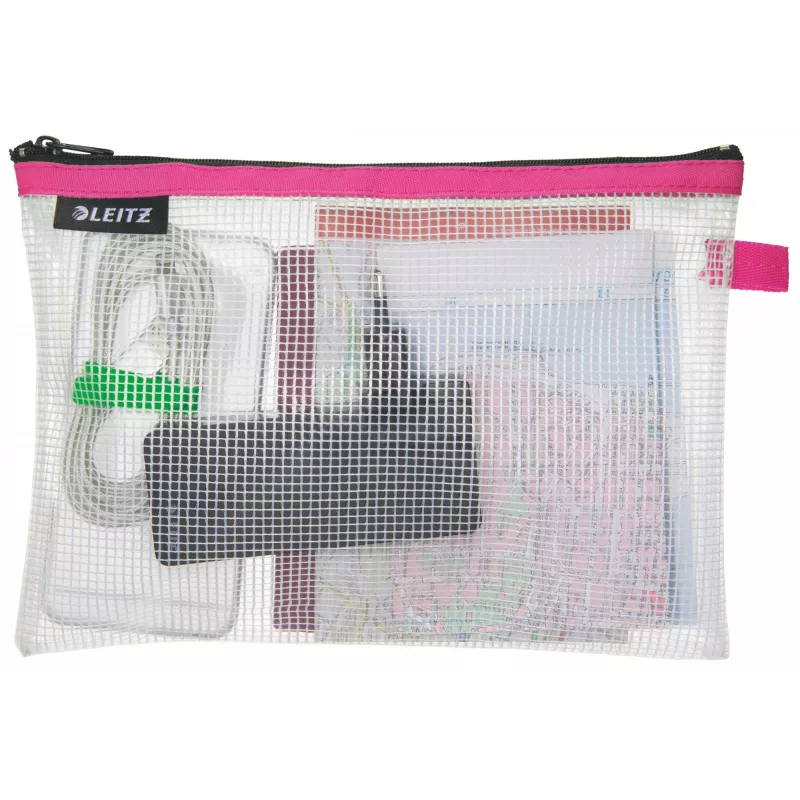 Leitz Travel Pouch ūdensizturīgs WOW Medium, Unisex, aksesuāru soma, Vidēja izmēra, Rāvējslēdzējs, Ūdensizturīgs, Rozā