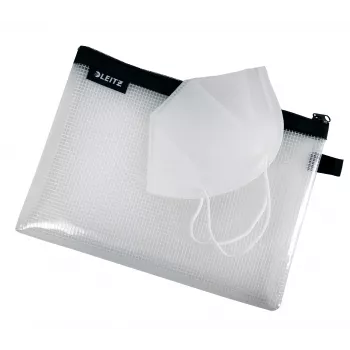 Leitz Travel Pouch ūdensizturīgs WOW Medium, Unisex, Aksesuāru soma, Vidēja, Rāvējslēdzējs, Ūdensizturīgs, Melna