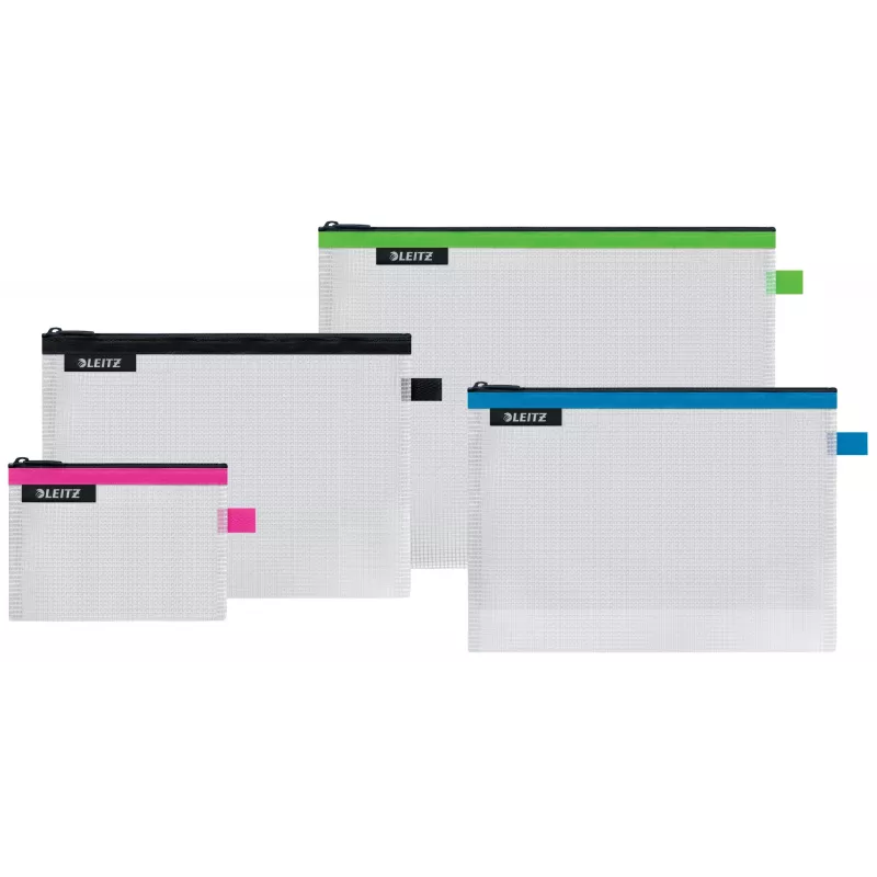 Leitz Travel Pouch ūdensizturīgs WOW Medium, Unisex, Aksesuāru soma, Vidēja, Rāvējslēdzējs, Ūdensizturīgs, Melna