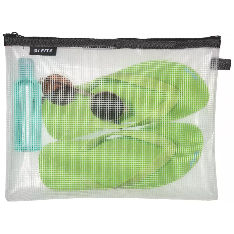 Leitz Travel Pouch ūdensizturīgs WOW Large, Unisex, aksesuāru soma, Liela, rāvējslēdzējs, ūdensizturīgs, melns