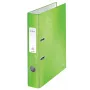 Leitz Lever Arch File 180° WOW POB/Laminēta A4/50mm, A4, D-gredzens, Kartons, Zaļš, 350 loksnes, 285 mm