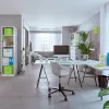 Leitz Lever Arch File 180° WOW POB/Laminēta A4/50mm, A4, D-gredzens, Kartons, Zaļš, 350 loksnes, 285 mm