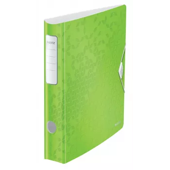 Leitz šķirotājs Active PP WOW A4/65mm, A4, D-gredzens, glabāšanai, putupolimērs, zaļš, 350 lapas