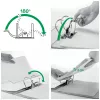 Leitz šķirotājs Active PP WOW A4/65mm, A4, D-gredzens, glabāšanai, putupolimērs, zaļš, 350 lapas