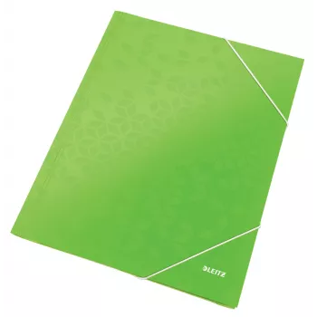 Leitz 3 atloku mape WOW Card/POB A4, kartotēkas mape, A4, Polipropilēns (PP), Zaļa, 250 lapas, 80 g/m²