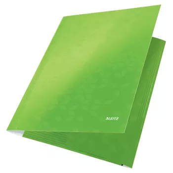 Leitz 3 atloku mape WOW Card/POB A4, kartotēkas mape, A4, Polipropilēns (PP), Zaļa, 250 lapas, 80 g/m²