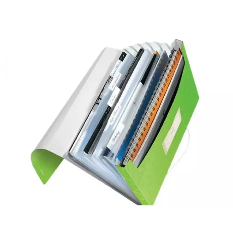 Leitz Project File WOW PP, A4, Polipropilēns (PP), Zaļa, Portrets, 250 loksnes, 80 g/m²