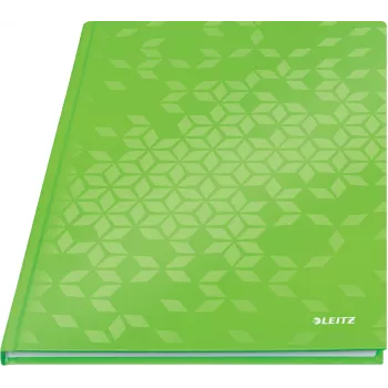 Leitz piezīmju grāmatiņa WOW A4 rūtiņu ar cietajiem vākiem 90g/80lpp, raksts, zaļa, A4, 80 lapas, 80 g/m², rūtiņu papīrs