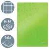 Leitz piezīmju grāmatiņa WOW A4 rūtiņu ar cietajiem vākiem 90g/80lpp, raksts, zaļa, A4, 80 lapas, 80 g/m², rūtiņu papīrs